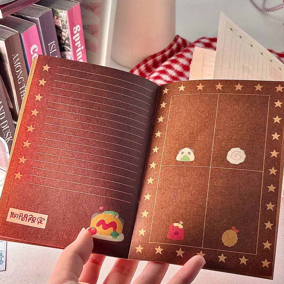 A6 Portable Journal Notebook Slim Japanese Vintage Diary Planner For Daily Use