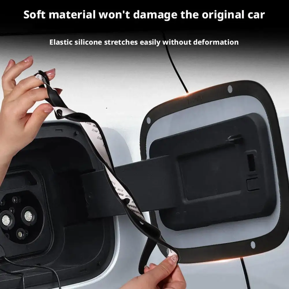 1pc 자동차 충전 포트 씰링 스트립 Leapmotor C10/C16 2024/2026 충전 포트 플러그 프레임 연료 탱크 씰링 링