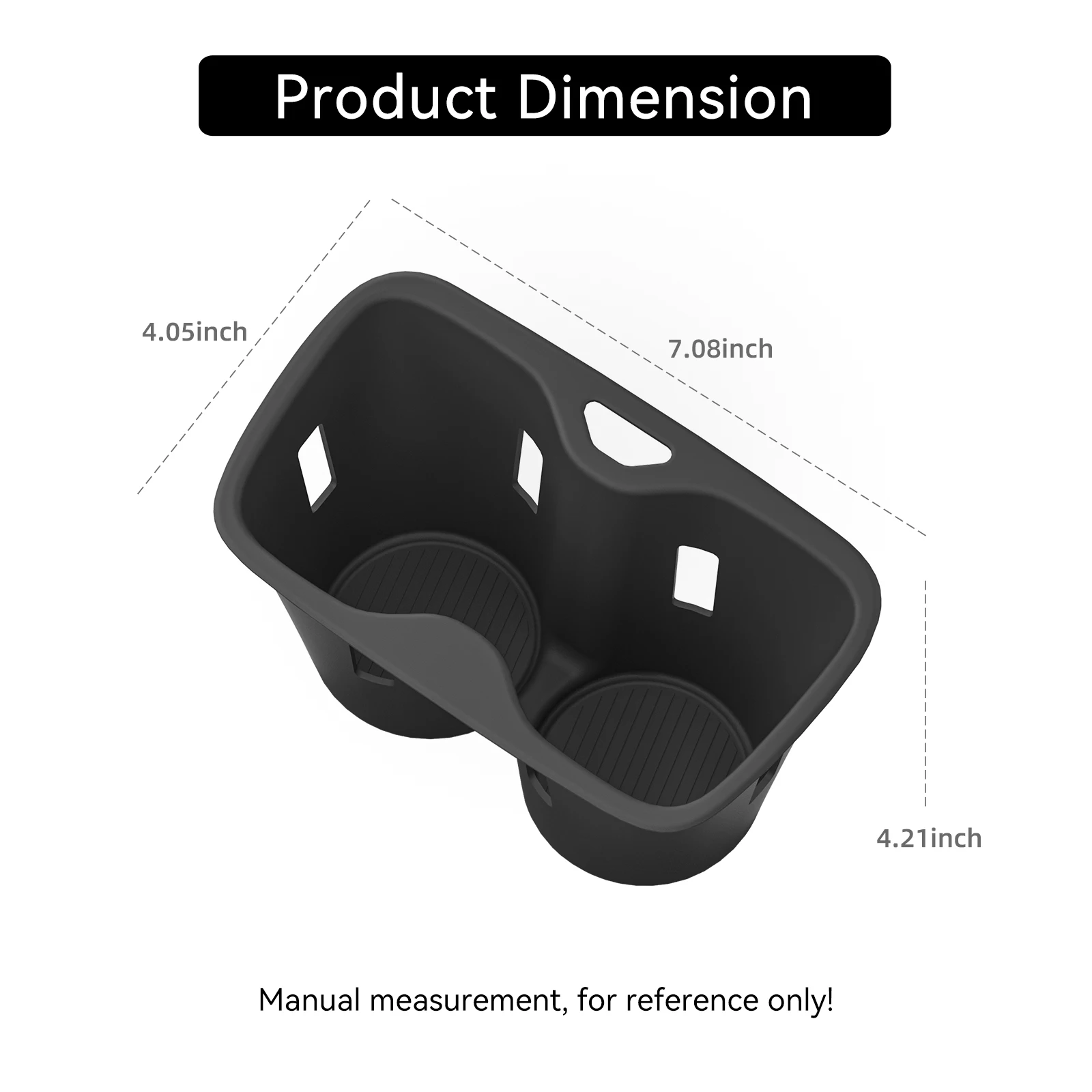 BYD Sealion 07 EV 2024-2025 차량용 물컵 홀더 중앙 제어 음료 홀더 수납 트레이 액세서리 우측 핸들용