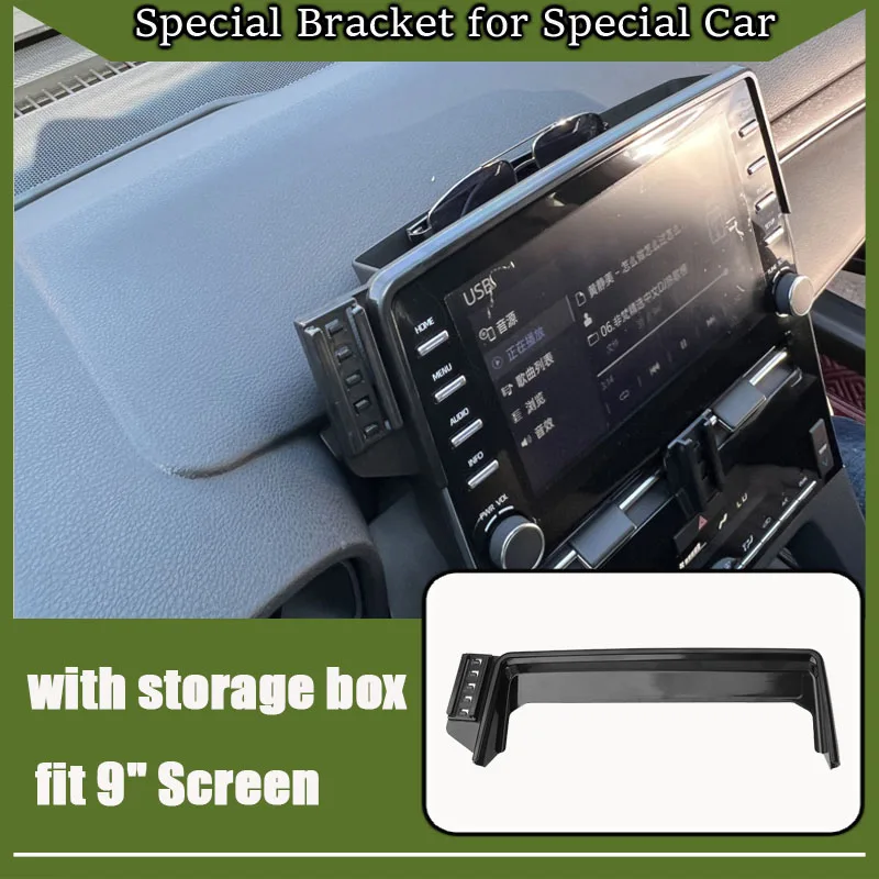 Mobile Phone Holder for Toyota Avalon 9" Screen Car Screen Wireless Charger Stand Gravity Mount Accessories
