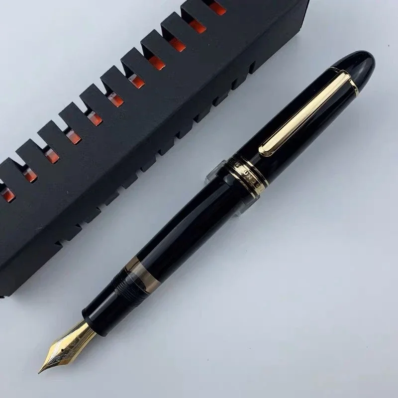 YONGSHENG 630 만년필 송진, No.8 Iraurita 0.5mm F 펜촉 피스톤 잉크 골드 클립, 쓰기 문구, 학교 비즈니스 용품