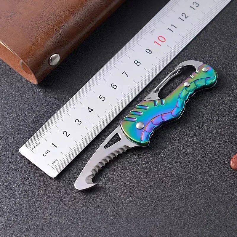 Portable Multifunctional Knife Stainless Open Express Parcel Strap Cutter Emergency Survival Tool Carry-on Unpacking Box Opener