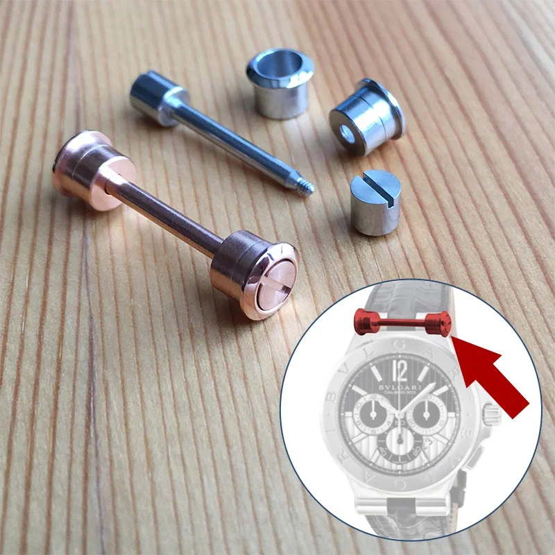Asta Per Orecchio Con Tubo A Vite In Acciaio Per Orologio Automatico Bvlgari Diagono 42Mm