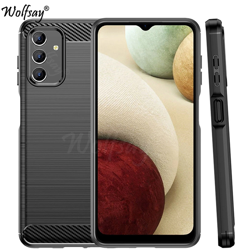 Per Samsung Galaxy A04S Custodia Paraurti Anti-Knock Custodia In Fibra Di Carbonio In Silicone Per Custodia Samsung Galaxy A04S Per Custodia Samsung A