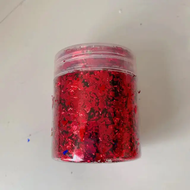 4G Szénszálas Barkácsolás Apróra Vágott Rövid Vágás Műanyag Színű Csillogó Chips Darabok - Image 2