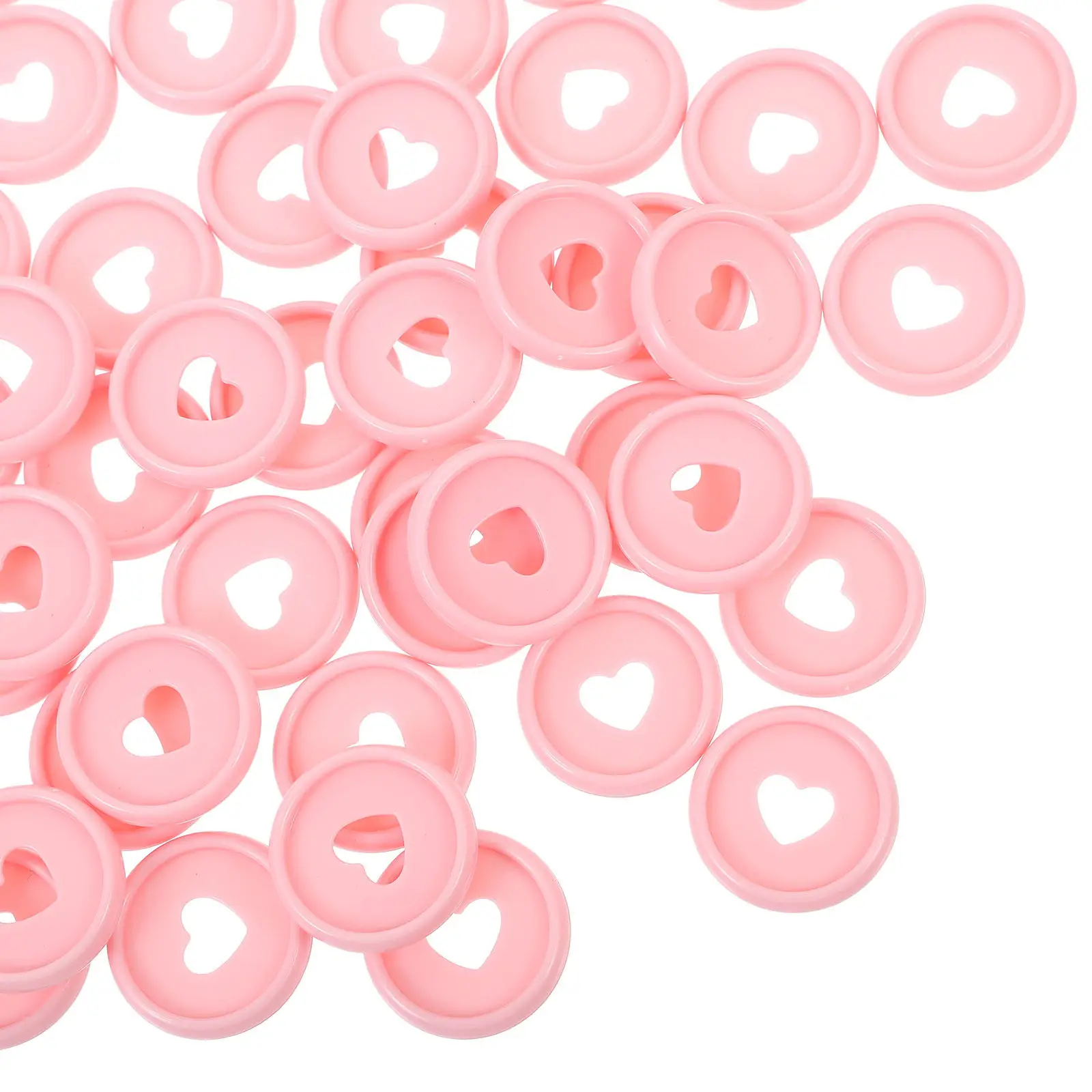 50개 디스크바운드 바인딩 플라스틱 디스크 확장 디스크 노트북 바인더 루즈리프 플래너 액세서리 사무용 바인딩 버클