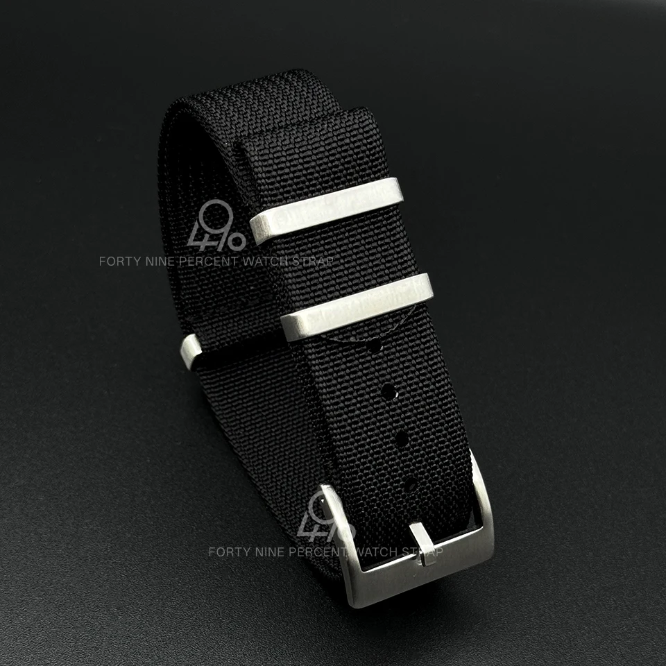Premium Woven Nylon Fabric Watchband - Versatile One-Piece Design (Multiple Sizes Available)
