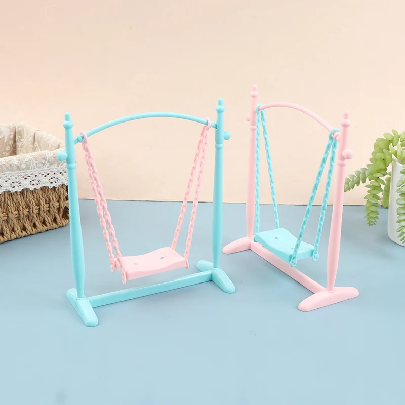1PC Simulation Swing Kids Toys For Girls Dolls Accessories For Children