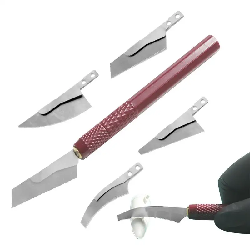 Mini Hand Saw Model Tools DIYs Craft Hobby Modeling Hacksaw with 4 different saw blades Engraving Cutting Woodworking Tools
