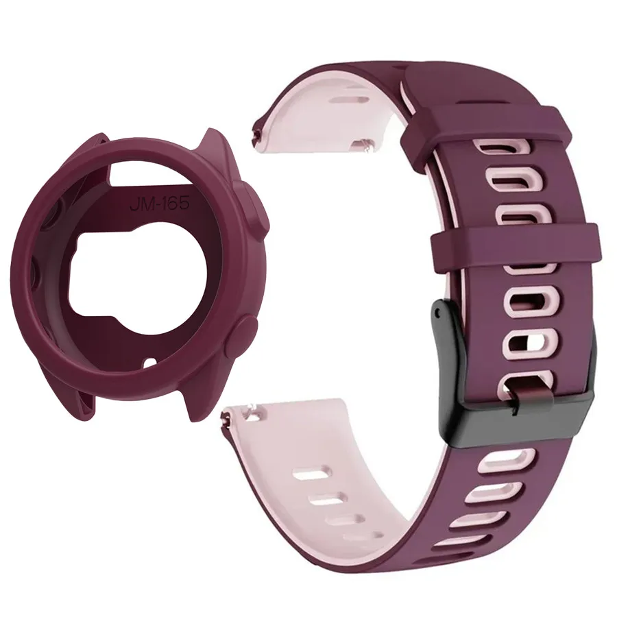 Silicone Sports Watch Band and Protective Cover Shell