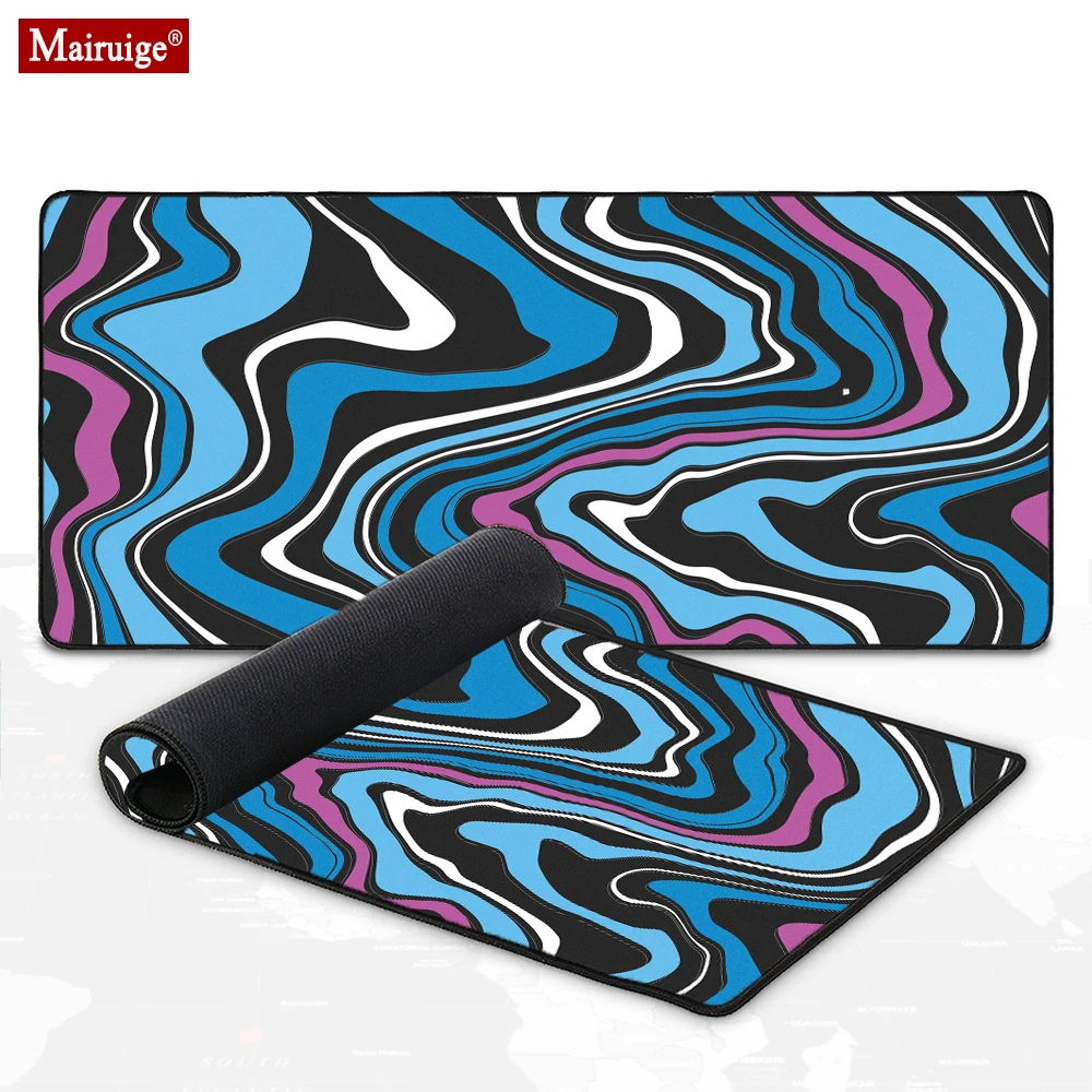 Tiger Print XXL Gaming Mouse Pad - Black Anti-Slip Desk Mat
