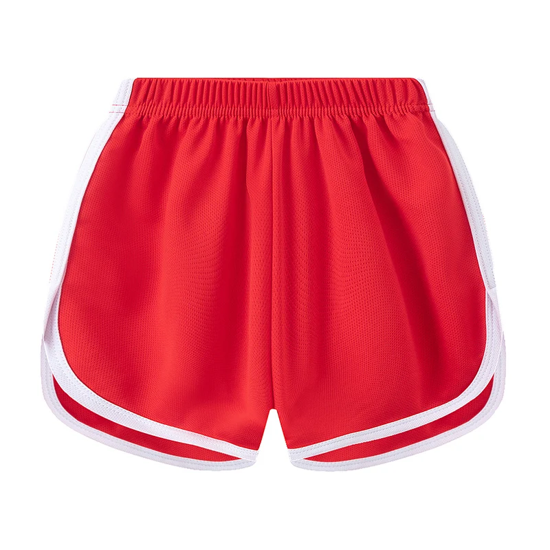 1/4Pcs Children's Summer Quick-drying Solid Color Sports Hot Pants Boys And Girls Leisure Sports Comfortable Elastic Waist Short 5