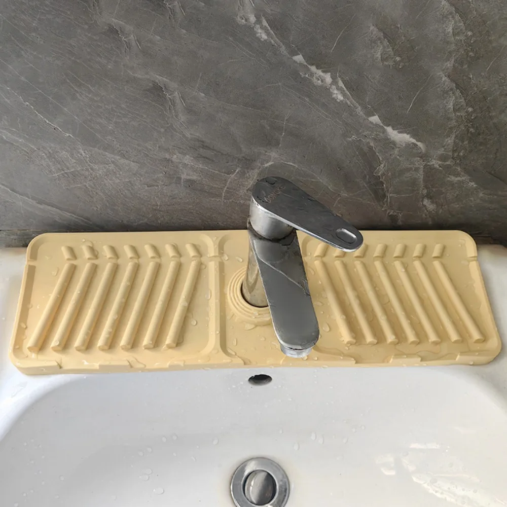 Silicone Anti Slip Faucet Drain Pad For Kitchen Bathroom