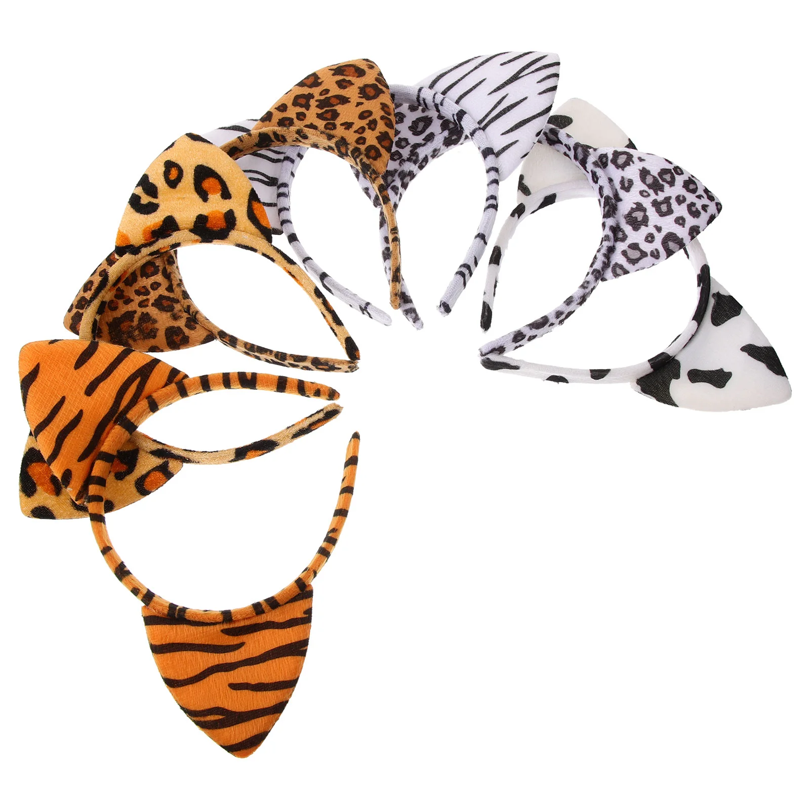 Hair Accessories For Girls Plush Leopard Grain Hair Hair Accessory For Party Ball Costume Clothing Props 3pcs cheerleading pompoms props spirit fun handheld ornaments cheer costume accessory