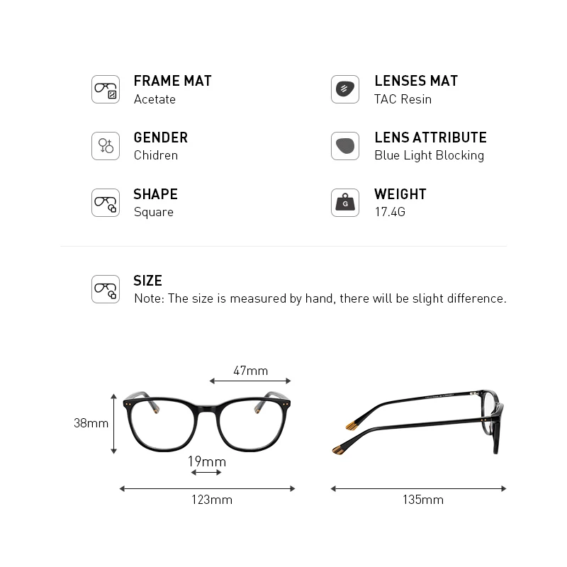 MERRYS DESIGN Girls Blue Light Blocking Glasses Oval Cat Eye Boys Computer Glasses Acetate Frames S7256FLG