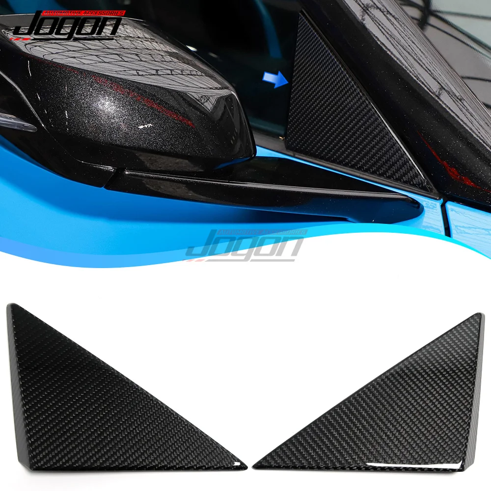 

Window Pillar A Front Door Triangle Cover Trim for Chevrolet Corvette C8 Stingray Convertible Z06 Coupe 2020 2021