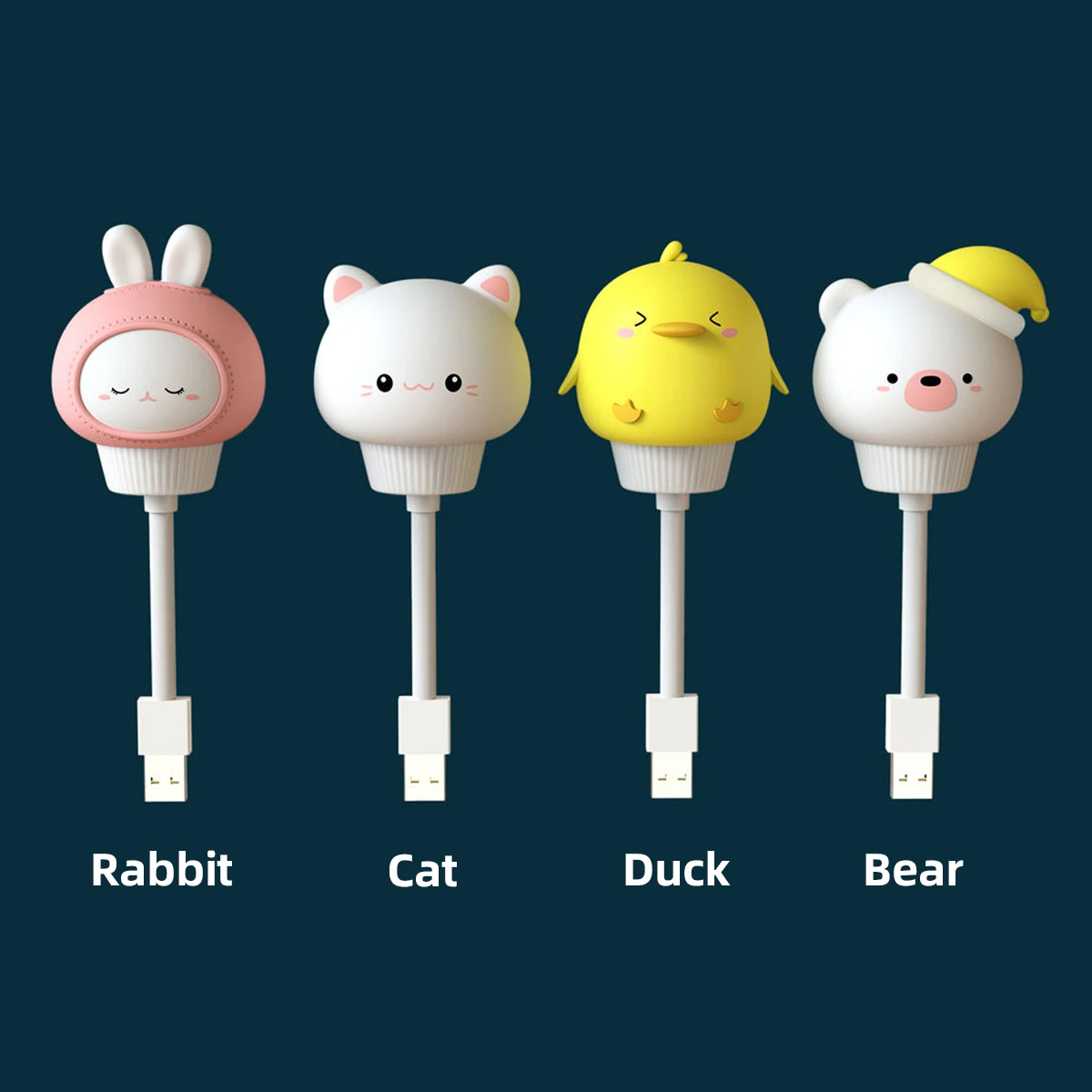USB LED Night Light for Kids Bedroom with Remote Control