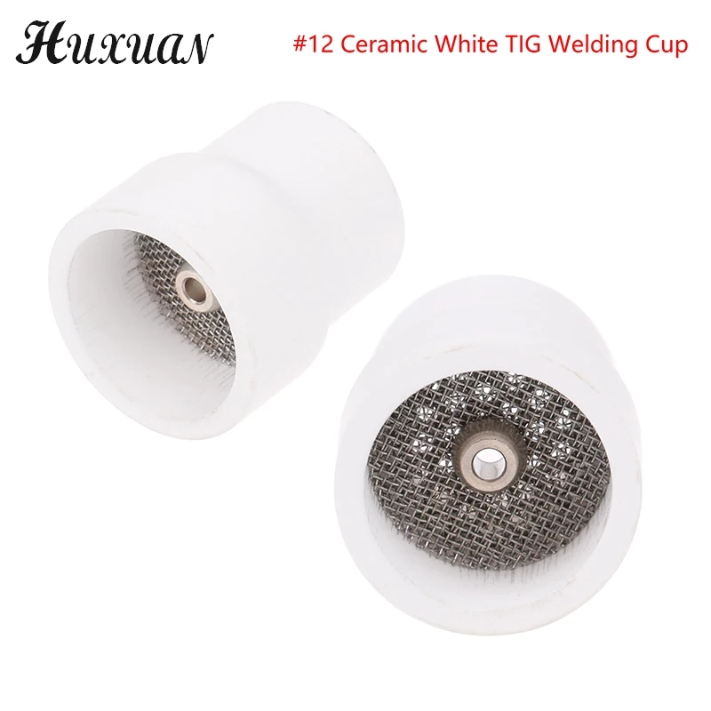 

12/16# White Ceramic Nozzle Alumina Cup For WP9/20/17/18/26 Tig Welding Torch #12/16 Ceramic White TIG Welding Cup