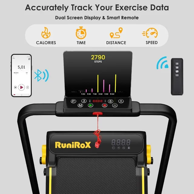 Portable Incline Walking Pad Treadmill 6