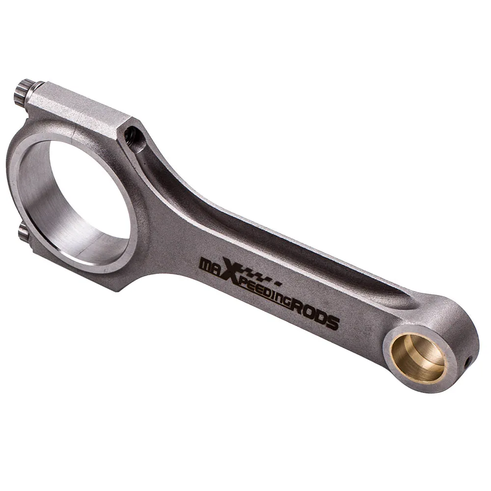 MSMaXpeedingrods 커넥팅 로드 제조 142mm 4개 단조 H-빔 및 ARP2000 볼트 혼다/아큐라 H23/F22 2.2 2.3L용