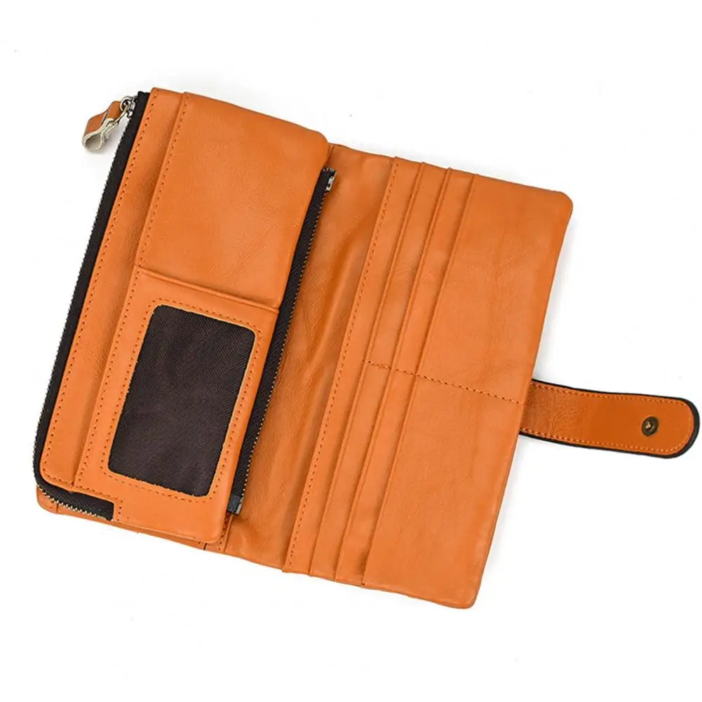 Men Clutch with Rfid Retro Father's Wallet with Rfid Waterproof Organizer Multiple Card Slots for Men Faux