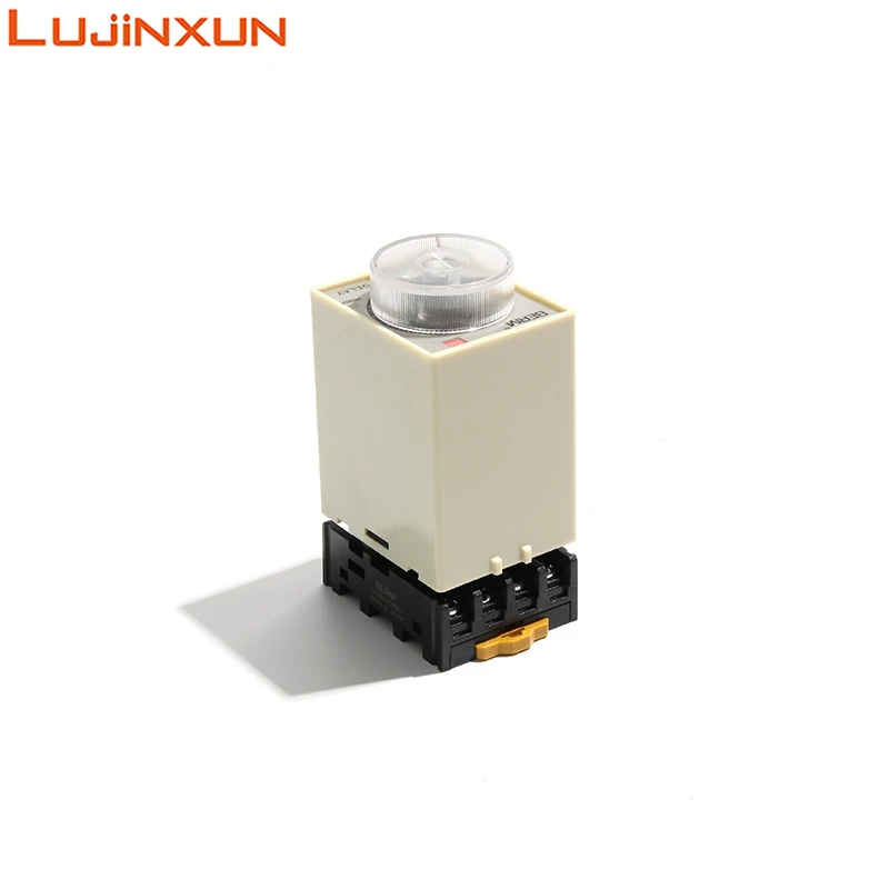 LUJINXUN ST3PF Power-off Delay Relay Timing Time Relay DC12V AC220V Time Range 1/3/6/10 Seconds