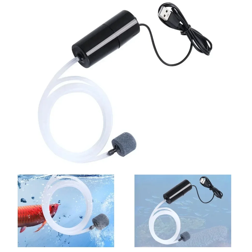 Silent Oxygenator Small Oxygen Pump Portable Mini USB Charging Fish Tank Oxygen Pump Fish Farming Aquarium Supplies End Fragment fish tank oxygen pump aquarium air pump aquarium accessories