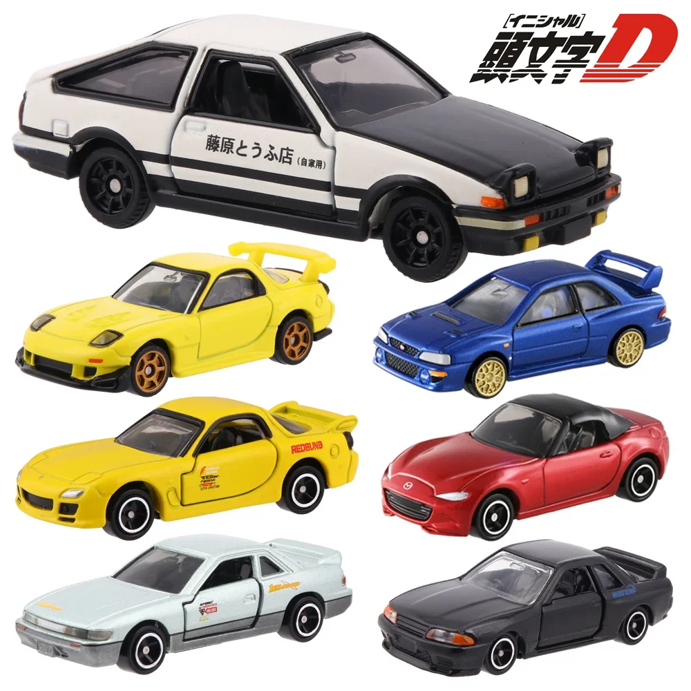 Takara Tomy Tomica Alloy Car Model Boy Toy Ornaments Iniziale D No.145 Ae86 Tau Man Chi D Car Friends Gifts Collect