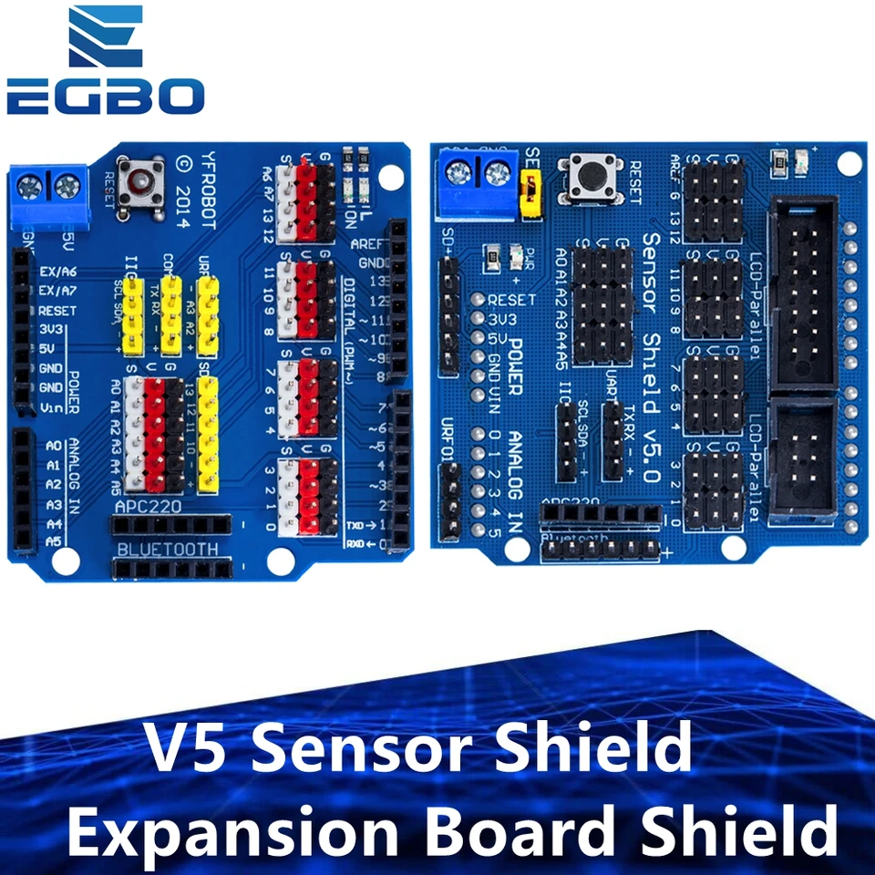 Scheda Di Espansione Sensor Shield V5.0 Per Arduino UNO R3 – Modulo Elettrico - 5