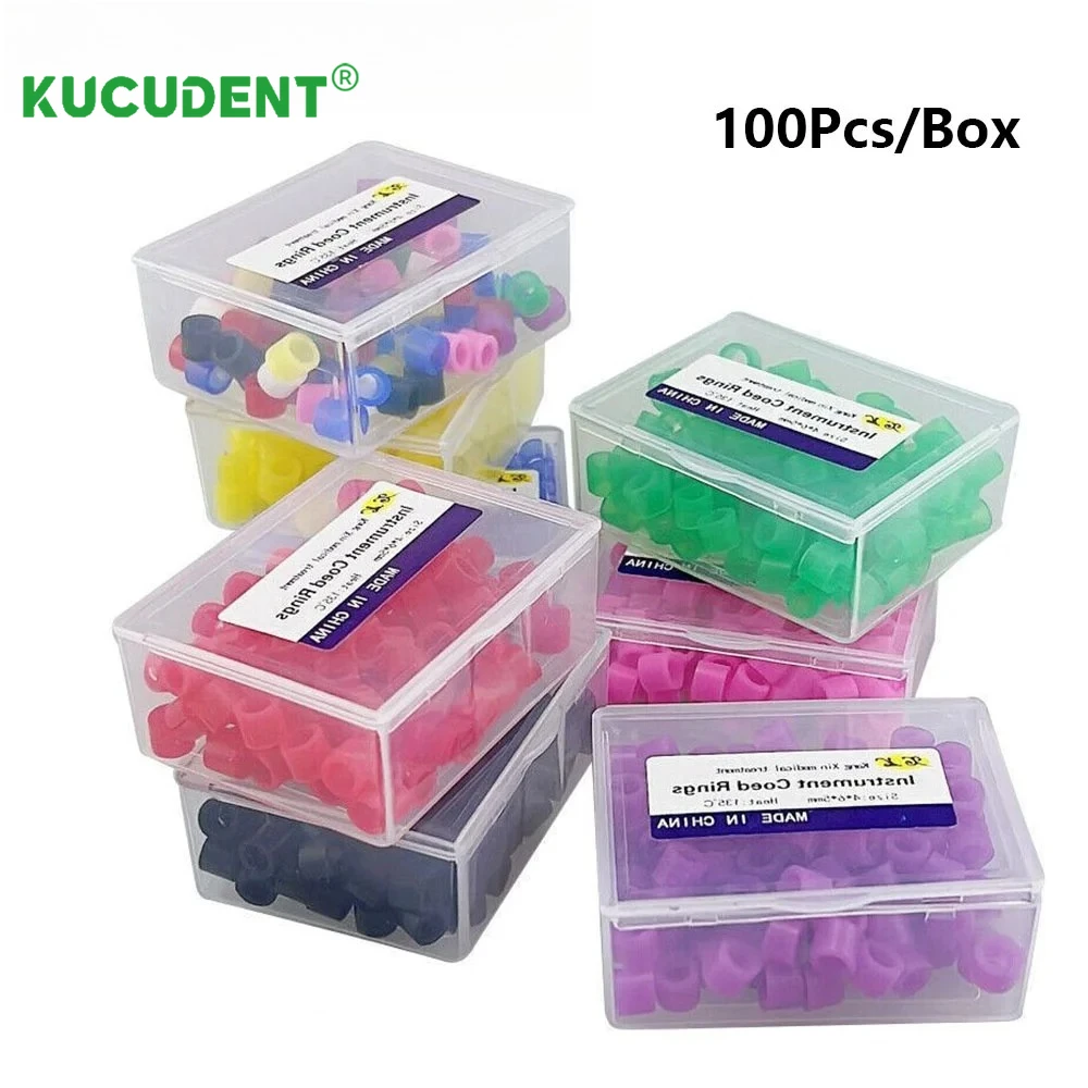 160 Anneaux De Code Couleur En Silicone Pour Orthodontie/dentaire - Boîte Complète