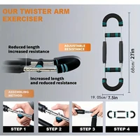 Adjustable High Quality Arm Exerciser Wrist Strength Trainer Home Chest Expander For Shoulder Arm and Chest Exercise 4