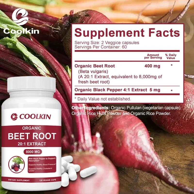 Digestive Capsules Beet Root Improved Athletic Performance Digestive Health Heart Health Improved Circulation