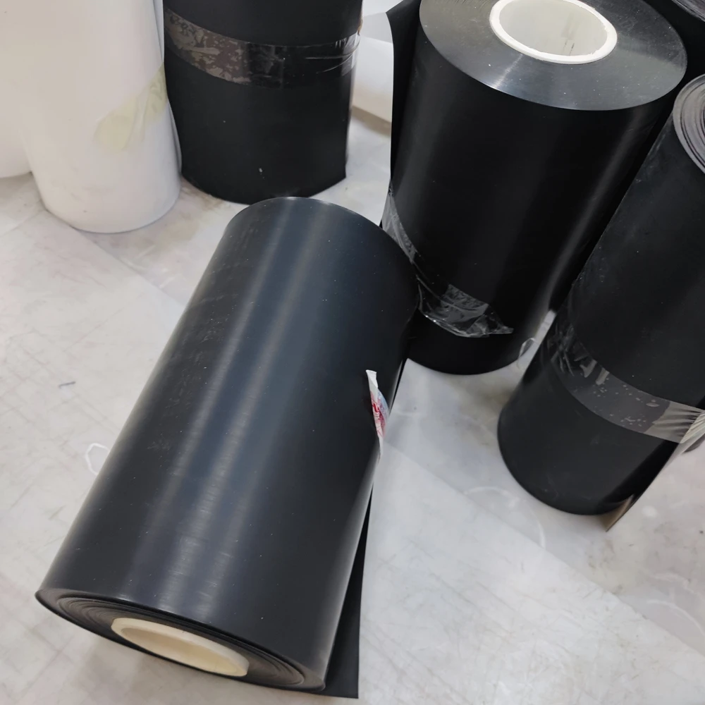 0.1mm to 0.5mm black PTFE Film High Strength Temperature PTFE Sheet For Compression Molding Extrusion Processing