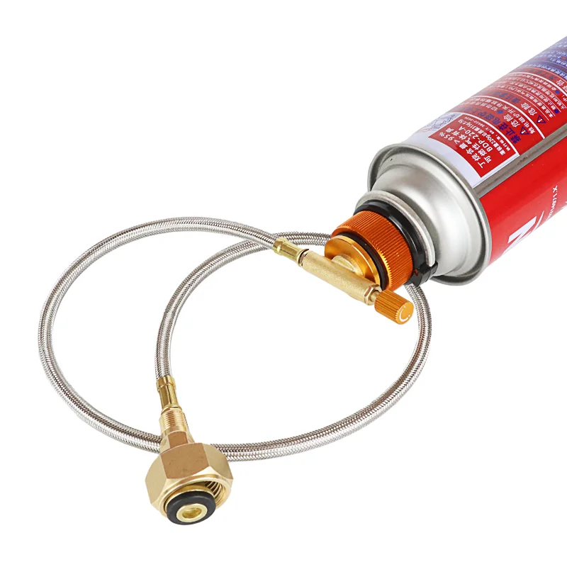 Adaptateur De Recharge De Gaz Pour Réchaud De Camping - Remplissage Bouteille Propane - Métal - NEUF