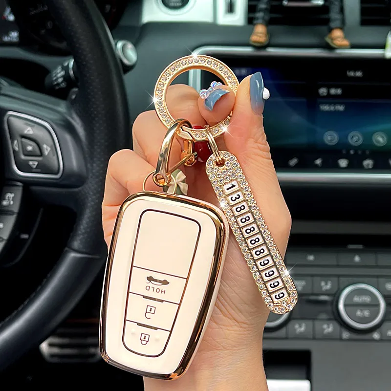 Cover Chiave/telecomando per Toyota Prius Camry Corolla C-HR CHR RAV4 Prado - S59299e12199c4cfdbf9db252f680b87eM