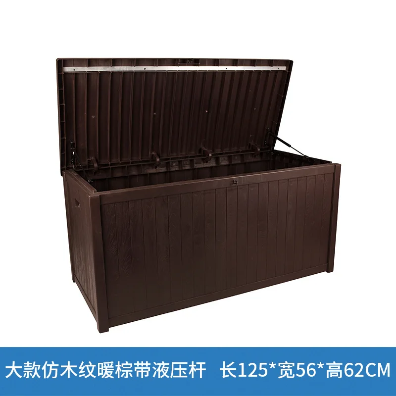 Waterproof Storage Bin Lockable Patio Bin UV-Resistant for Patio Furniture Outdoor Cushions