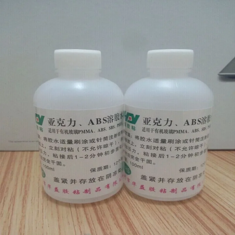 ABS 용해성 접착제, ABS 플라스틱 접착제, 미백 및 빠른 건조
