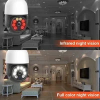 Tuya E27 ampoule 5G WiFi caméra extérieure 2K 5MP PTZ IP caméra de sécurité suivi humain couleur Vision nocturne Surveillance sans fil 6