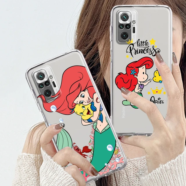 Funda para Xiaomi Redmi Note 10 Pro Oficial de Disney Ariel y