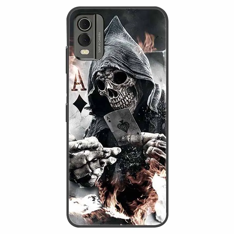 Shockproof Soft Silicone TPU Back Cover with Cute Cartoon Design