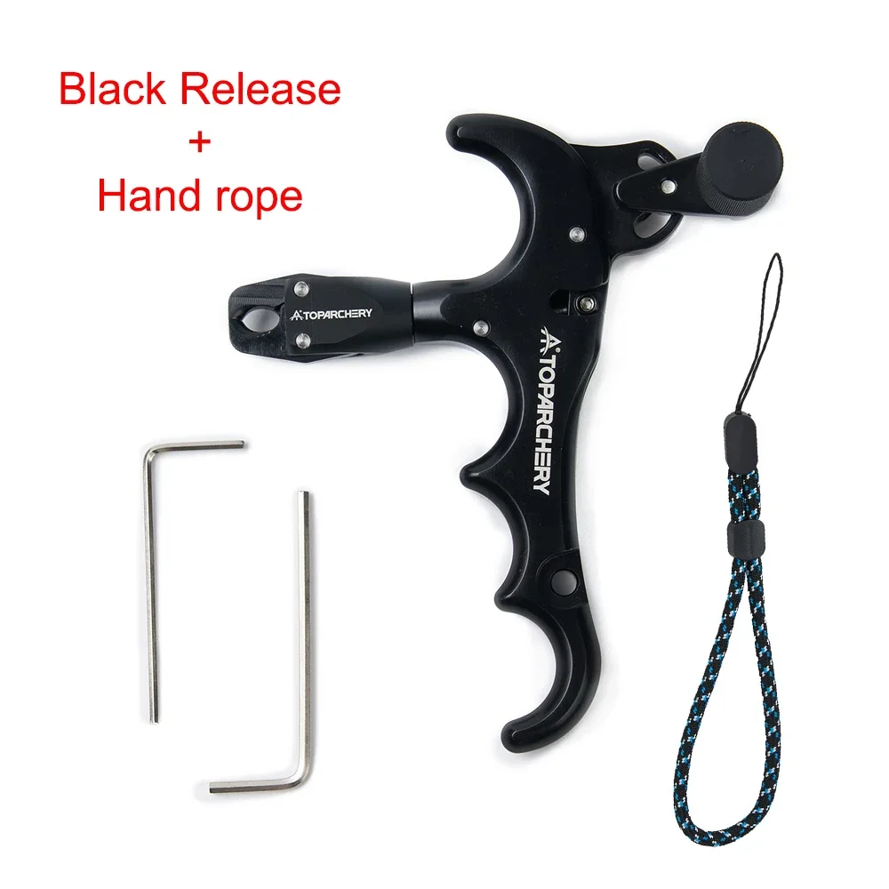Premium Adjustable 360° Four-Finger Bow Release Aid