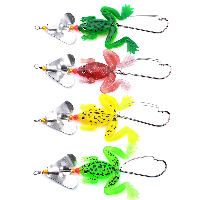 New Style 6G Floating Water Sub Bait 9Cm Soft Bait Fake Bait, Biomimetic Siluro Frog Fake Bait Bait, Fishing Bait, Fishing Gear