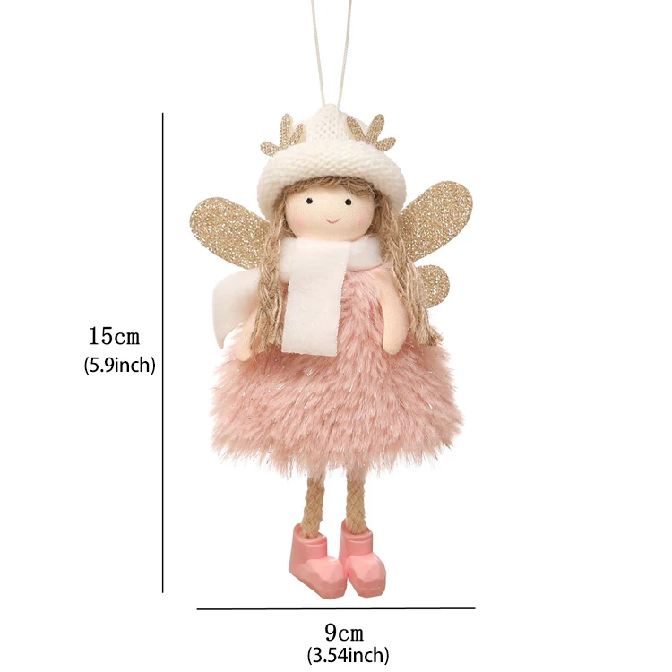 Christmas Pink Series Wreath Plastic Pine Branches Xmas Ball For Christmas DIY Wreath/Door Hanging Decorations Navidad DIY Tree_voghion.com