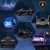 Aosom Lamborghini Veneno Licensed Kids Electric Car with Bluetooth, 12V Ride on Car with Butterfly Doors, Remote Control, Portab 2
