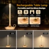 Rechargeable Table Lamp Touch Sensor Desktop LED Night Light Wireless Reading Lamp for Restaurant Hotel Bar Bedroom Decor Light 6