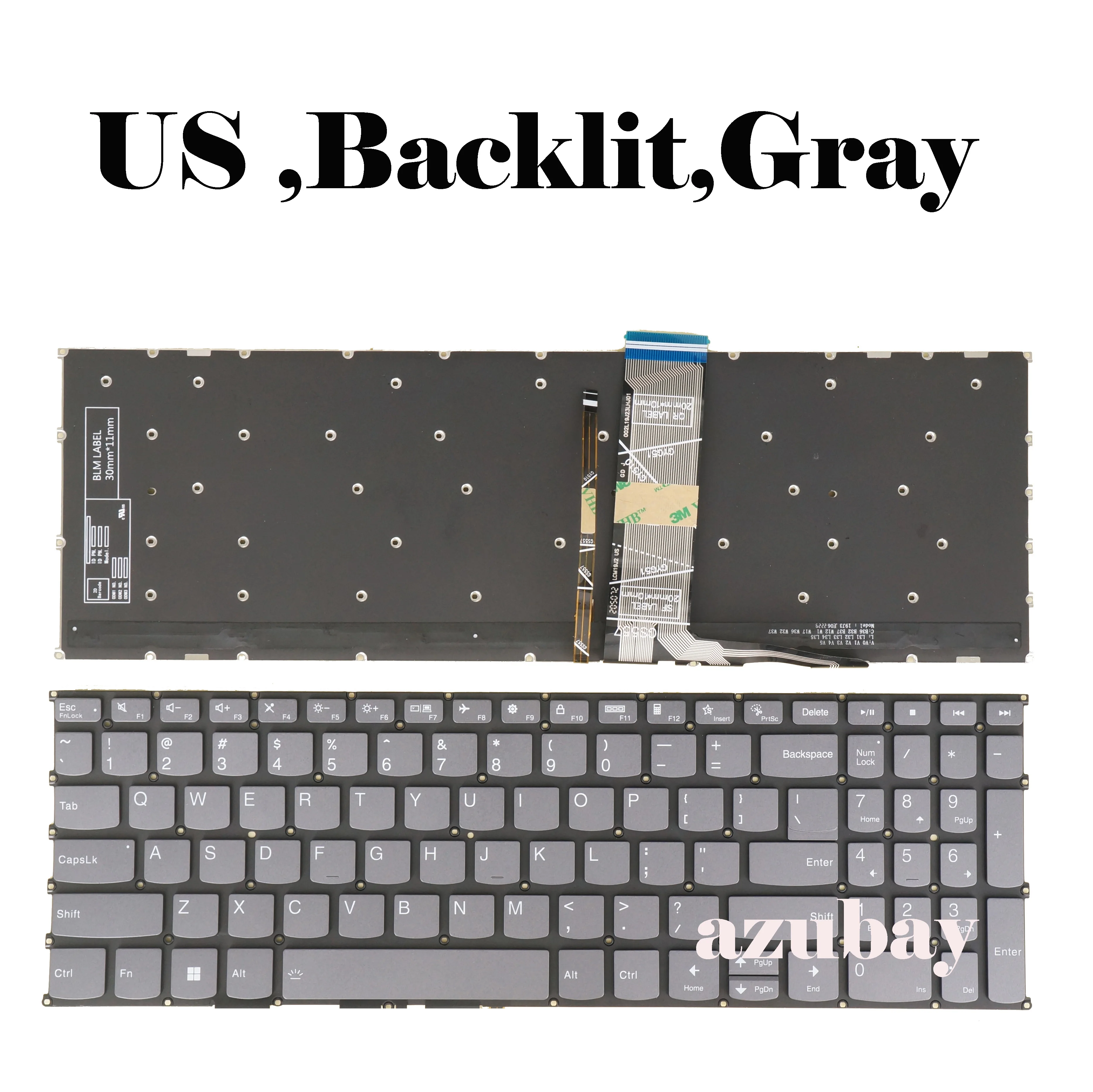 Laptop Keyboard For Lenovo Ideapad 7-15IIL05 7-15ITL05 5-15ARE05  