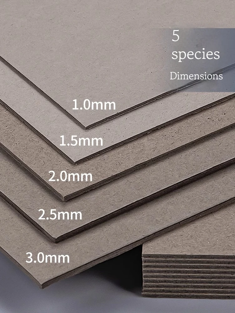Borrence A3/A4/A5 Kraft Paper Quality 1/1.5/2/2.5/3mm Thicked White Kraft Paper DIY Handmade Card Making Craft Paper Cardboard - 2