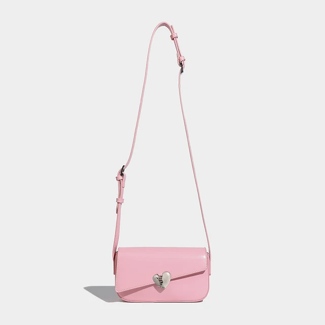 Nicola Twistlock Medium Rococo Pink Shoulder Bag