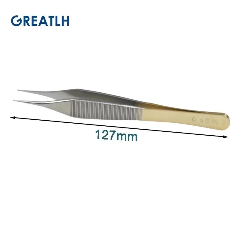 Ophthalmic Surgical Instruments Autoclavable Stainless Steel Tissue Forceps