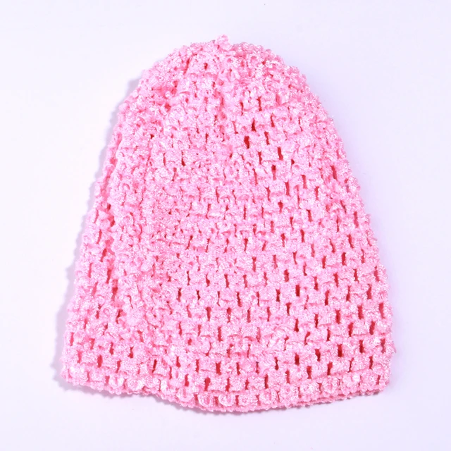 Bandeau de sauna élastique au crochet pour bébés filles, accessoires pour  cheveux, bandeau gaufré pour projets d'artisanat, 14x14cm, 4 pièces